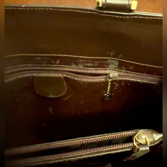 Gorgeous Vintage Gucci Chocolate Brown Leather Tote 🤎 - Picture 7 of 15